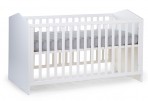 Childhome puidust laste võrevoodi Cabin White 70x140cm