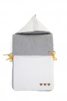 Childhome  beebi soojatekk-kott Angel 80x40 hall/valge