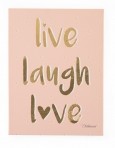 Childhome õlimaal Live Laugh Love 30x40cm