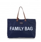 Childhome Family Bag valge/tumesinine