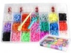 Rainbow Loom kummide komplekt 4200 kummi+teljed+ lisa tarvikud