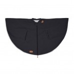 Voksi Poncho Dark Grey