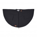 Voksi Poncho Dark Grey