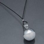 Cache Coeur kaelaehe beebiootele emale Bola Sphere Diamond/Rhodium