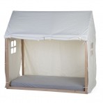 Childhome Tipi voodiraam Maja 70x140cm valge