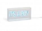 Childhome neon lamp BOY sinine