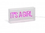 Childhome neon lamp GIRL roosa