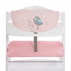 HAUCK Highchair istmepadi Deluxe Birdie roosa