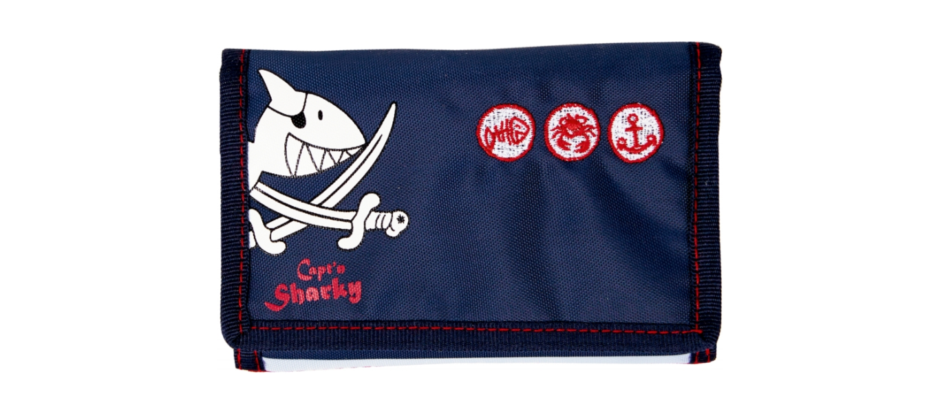 Kapten Sharky kaelaskantav rahakott