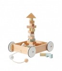 Kids Concept puidust torniladumise komplekt Vagun