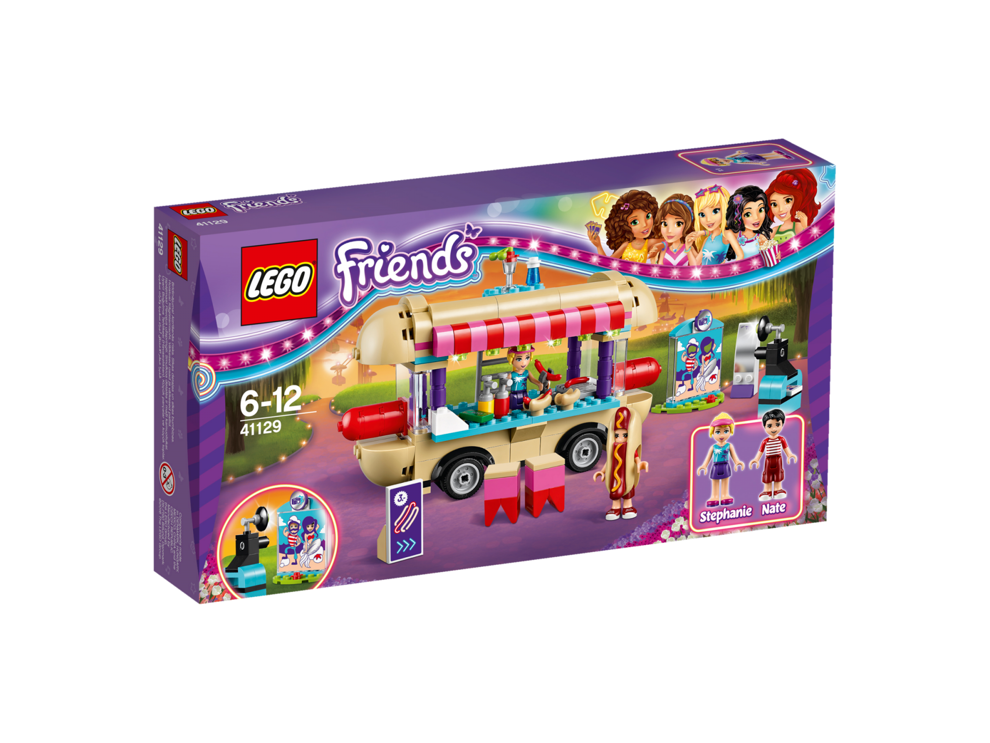 LEGO Friends Lõbustuspargi viinerisaiaauto 