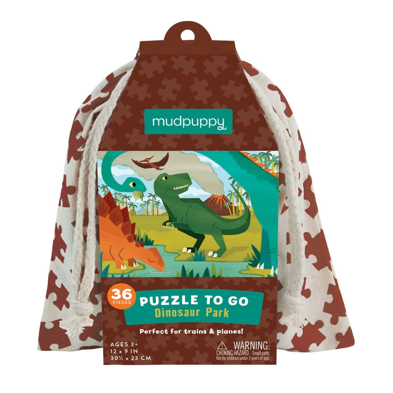 Mudpuppy pusle riidest kotis Dinosauruste Park