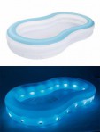 Täispuhutav bassein LED-tuledega
