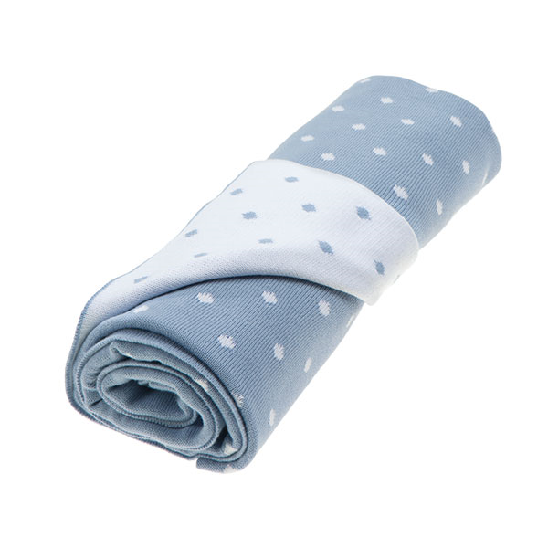 Vinter&Bloom tekike DOTS orgaanilisest puuvillast Placid Blue